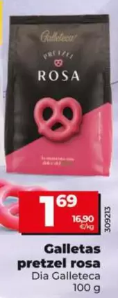 Dia Galleteca - Galletas Pretzel Rosa