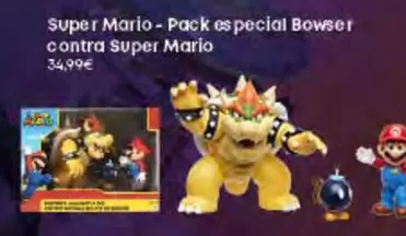 JAKKS Pacific - Super Mario-Pack Especial Bowser Contra Super Mario