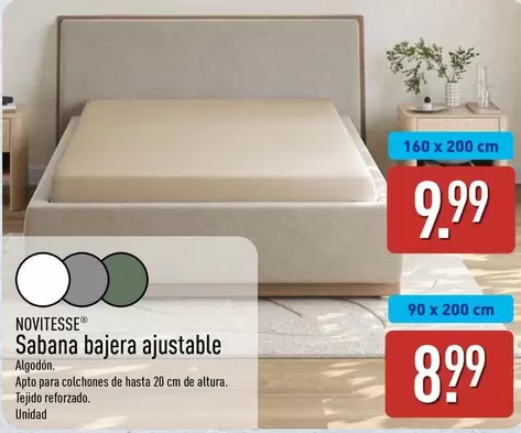 Novitesse - Sabana Bajera Ajustable