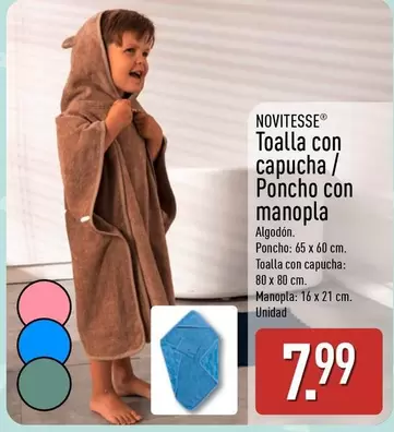 Novitesse - Toalla Con Capucha