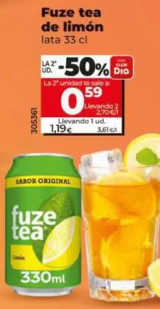 Fuze Tea De Limón