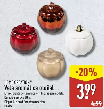 Home Creation - Vela Aromatica Otoñal