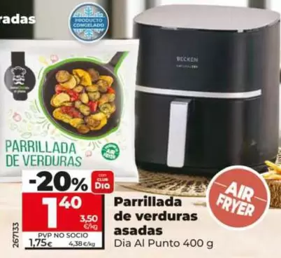 Dia Al Punto - Parrillada De Verduras Asadas