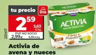Danone - Activia De Avena Y Nueces