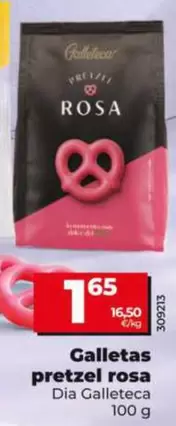 Dia Galleteca - Galletas Pretzel Rosa