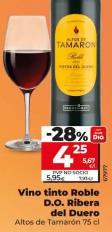 Altos De Tamarón - Vino Tinto Roble D.o. Ribera Del Duero