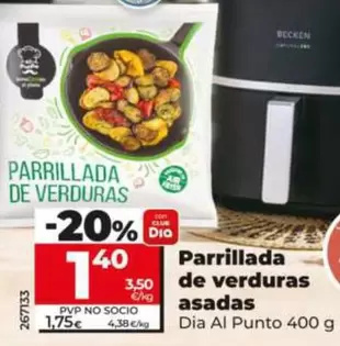 Dia Al Punto - Parrillada De Verduras Asadas