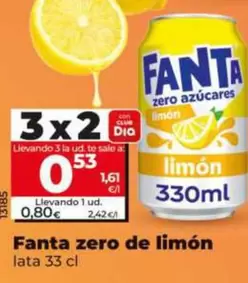 Fanta Zero De Limón