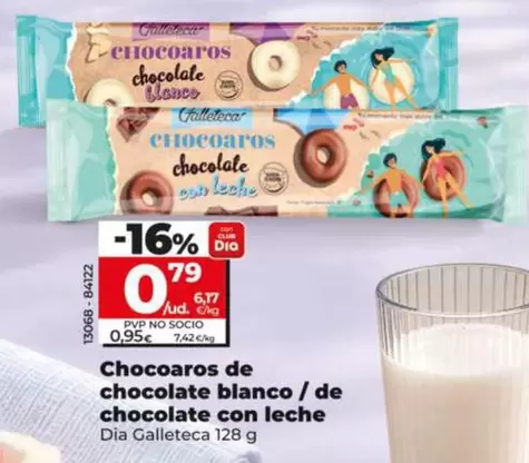 Dia Galleteca - Chocoaros De Chocolate Blanco/De Chocolate Con Leche