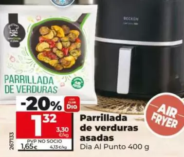 Dia Al Punto - Parrillada De Verduras Asadas