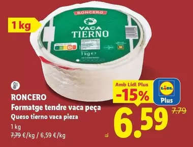 Roncero - Formatge Tendre Vaca Peça