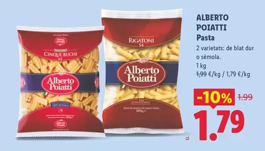 Alberto Poiatti - Pasta