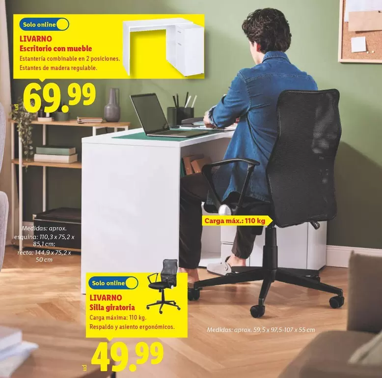 Livarno - Escritorio Con Mueble