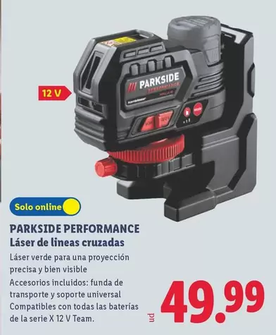 Parkside - Performance Laser De Lineas Cruzadas