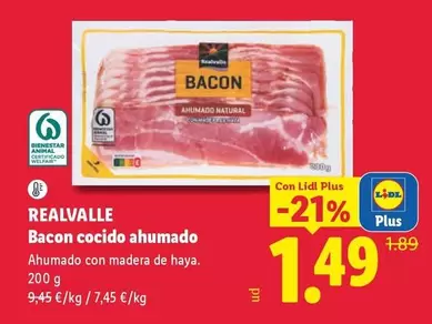 Realvalle - Bacon Cocido Ahumado
