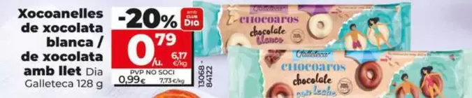 Dia Galleteca - Chocoaros De Chocolate Blanco/De Chocolate Con Leche 