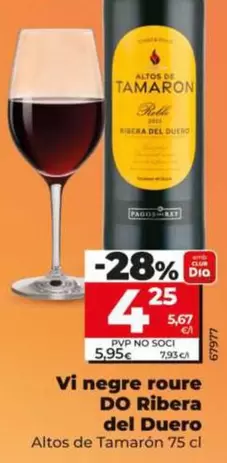 Altos De Tamarón - Vino Tinto Roble D.O. Ribera Del Duero 