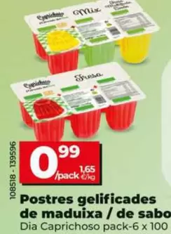 Dia Caprichoso - Postre Gelificado De Fresa/De Sabores