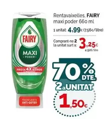 Fairy - Rentavaixelles, Maxi Poder
