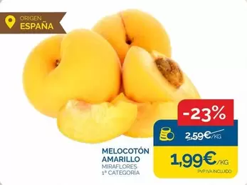 origen - Melocoton Amarillo