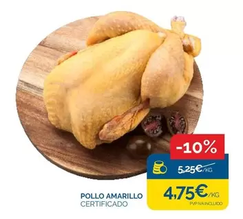 Pollo Amarillo Certificado