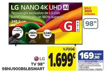 LG - Tv 98'' 98NU900B6LBSMART