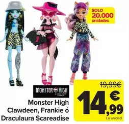 Monster High - Clawdeen Frankie Ó Draculaura Scareadise