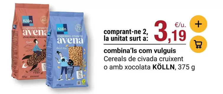 Cereals De Civada Cruixent O Amb Xocolata