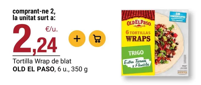 Old El Paso - Tortilla Wrap De Blat