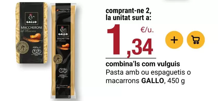 Gallo - Pasta Amb Ou Espaguetis O Macarrons