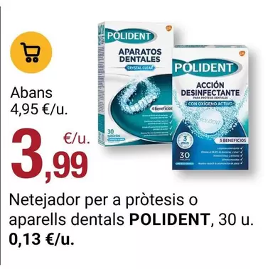 polident - Netejador Per A Prótesis O Aparells Dentals