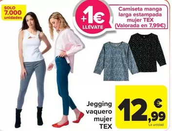 TEX - Jegging Vaquero Mujer