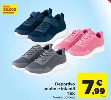 TEX - Deportivo Adulto E Infantil 