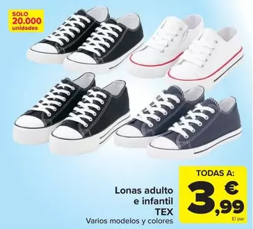 TEX - Lonas Adulto  E Infantil 
