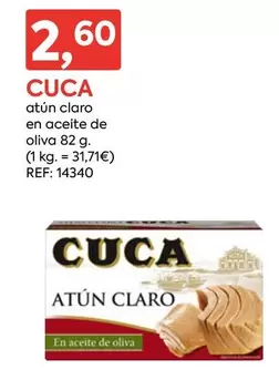 Cuca - Atún Claro En Aceite De Oliva