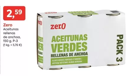 Aceitunas Rellenas De Anchoa