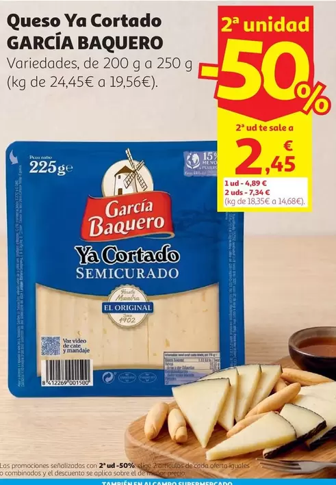 García Baquero - Queso Ya Cortado