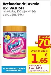 Vanish - Activador De Lavado