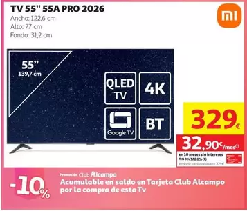 Google - Tv 55" 55A PRO 2026