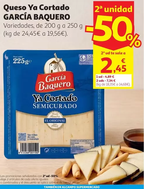 García Baquero - Queso Ya Cortado
