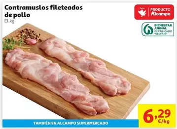 alcampo - Contramuslos Fileteados De Pollo