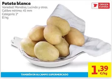 origen - Patata Blanca