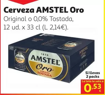 Amstel - Cerveza Oro