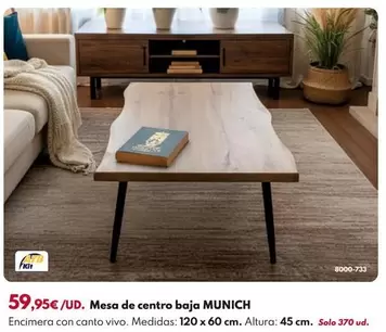 Atb - Mesa De Centro Baja Munich