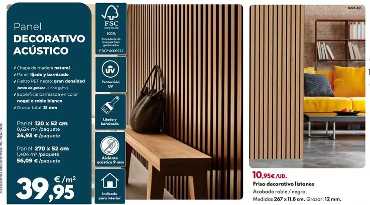 Friso Decorativo Listones