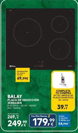 Balay - Placa De Inducción 3EB864EN