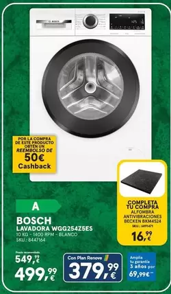 Bosch - Lavadora WGG25A75ES