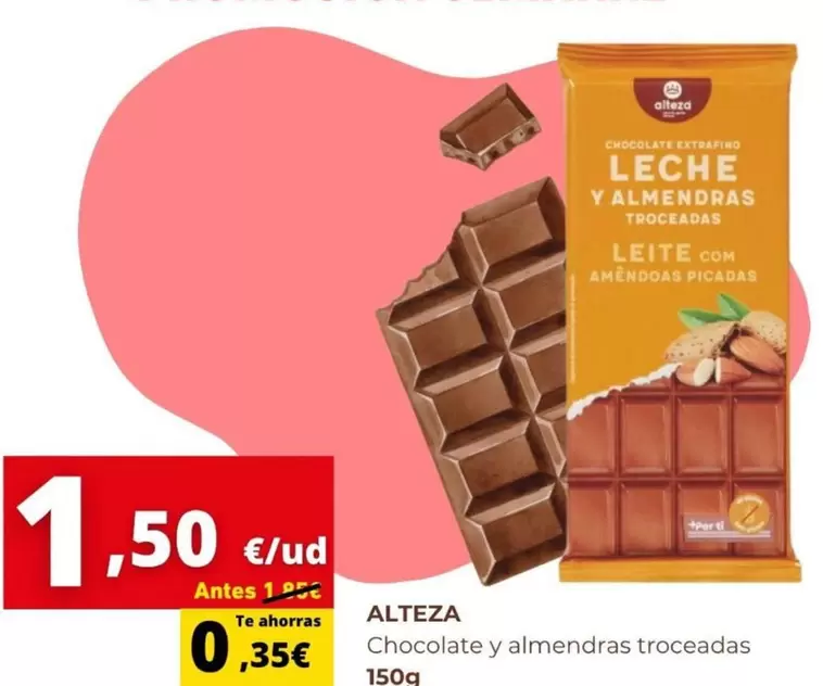 Alteza - Chocolate Y Almendras Troceadas