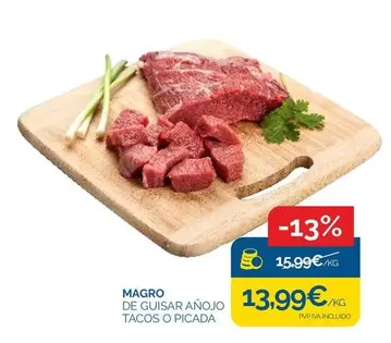 Magro De Guisar Anojo Tacos O Picada