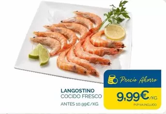 Langostino Cocido Fresco